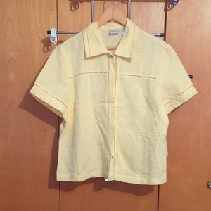 C.L.C XL Yellow Button Up
